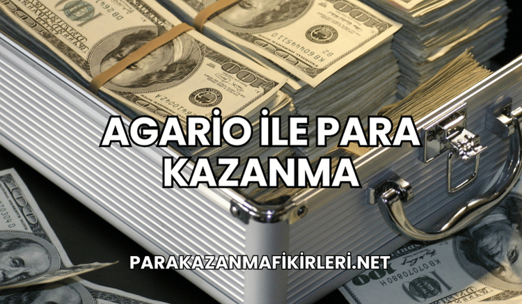 Agario ile Para Kazanma
