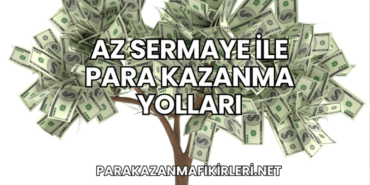Az Sermaye ile Para Kazanma Yolları