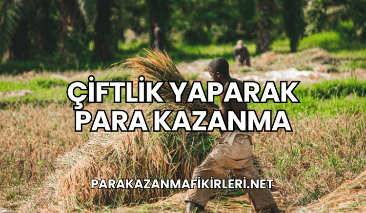 Çiftlik Yaparak Para Kazanma