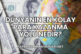 Dünyanın En Kolay Para Kazanma Yolu Nedir?