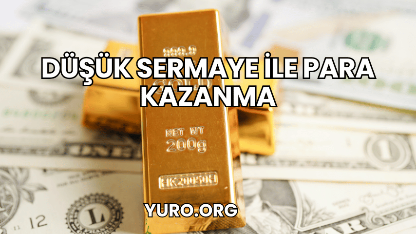 Düşük Sermaye ile Para Kazanma