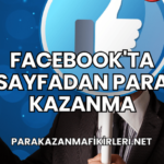Facebook'ta Sayfadan Para Kazanma