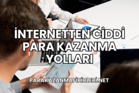 İnternetten Ciddi Para Kazanma Yolları