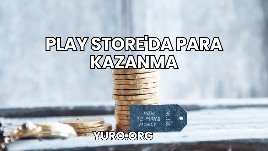 Play Store'da Para Kazanma