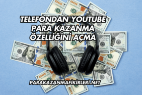 Telefondan YouTube Para Kazanma Özelliğini Açma