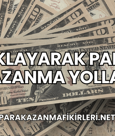 Tıklayarak Para Kazanma Yolları