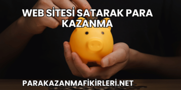 Web Sitesi Satarak Para Kazanma