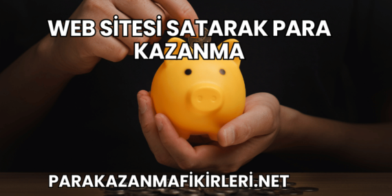 Web Sitesi Satarak Para Kazanma