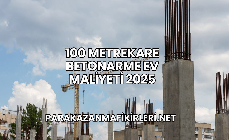 100 Metrekare Betonarme Ev Maliyeti 2025