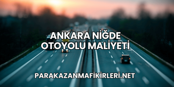 Ankara Niğde Otoyolu Maliyeti