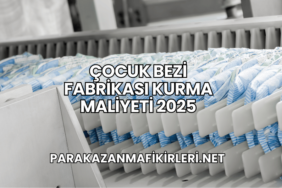Çocuk Bezi Fabrikası Kurma Maliyeti 2025