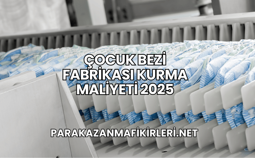 Çocuk Bezi Fabrikası Kurma Maliyeti 2025