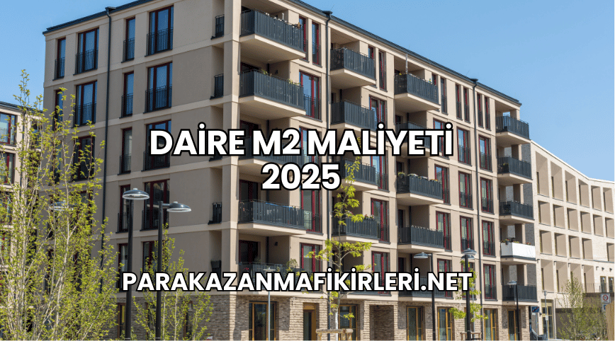 Daire m2 Maliyeti 2025