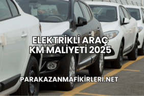 Elektrikli Araç KM Maliyeti 2025