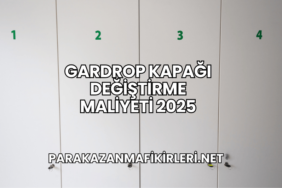 Gardrop Kapağı Değiştirme Maliyeti 2025