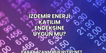İZDEMİR Enerji Katılım Endeksine Uygun mu?