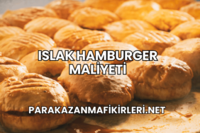 Islak Hamburger Maliyeti
