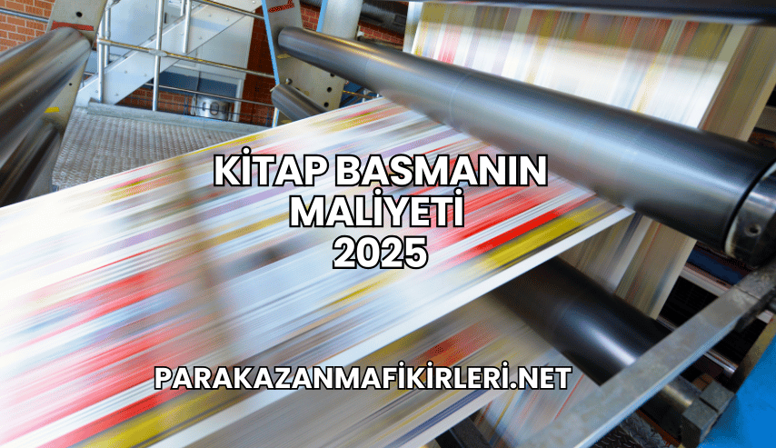 Kitap Basmanın Maliyeti 2025