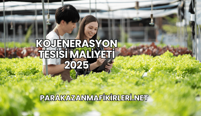 Kojenerasyon Tesisi Maliyeti 2025