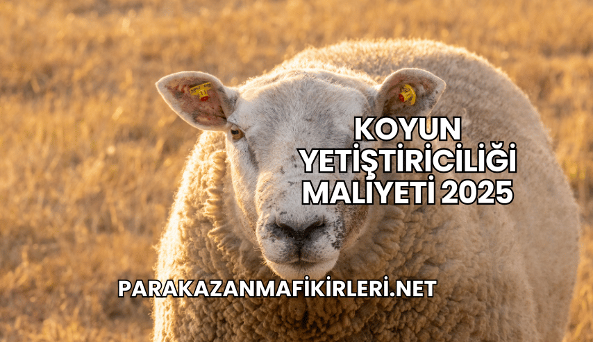 Koyun Yetiştiriciliği Maliyeti 2025