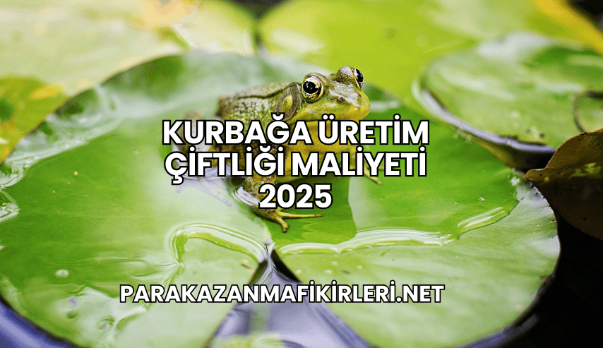Kurbağa Üretim Çiftliği Maliyeti 2025