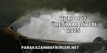 Kuru Buz Üretim Maliyeti 2025