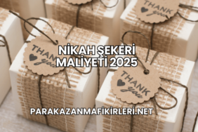 Nikah Şekeri Maliyeti 2025