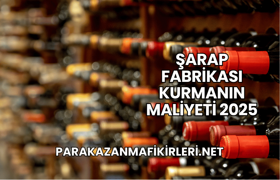 Şarap Fabrikası Kurmanın Maliyeti 2025