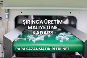 Şırınga Üretim Maliyeti Ne Kadar?