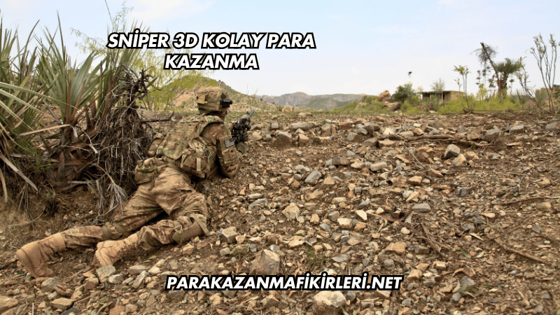 Sniper 3D Kolay Para Kazanma