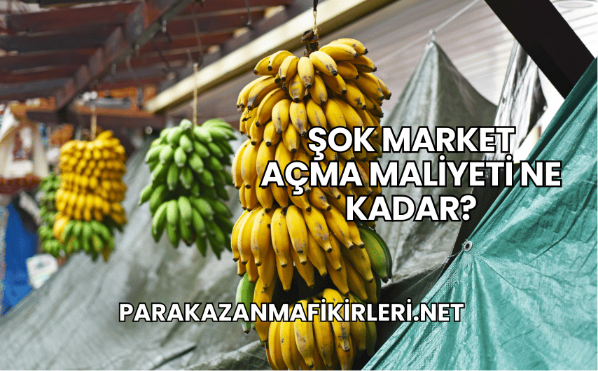 Şok Market Açma Maliyeti Ne Kadar?