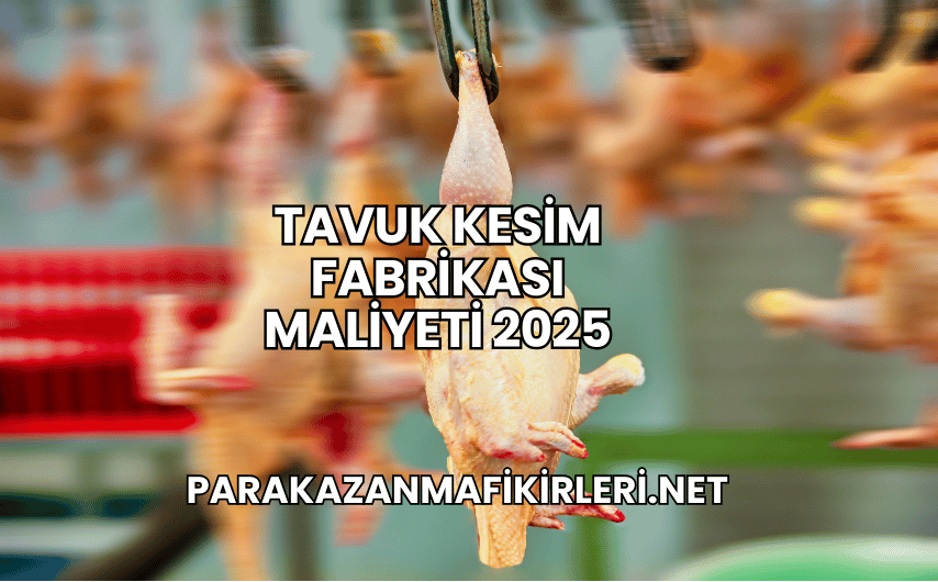 Tavuk Kesim Fabrikası Maliyeti 2025