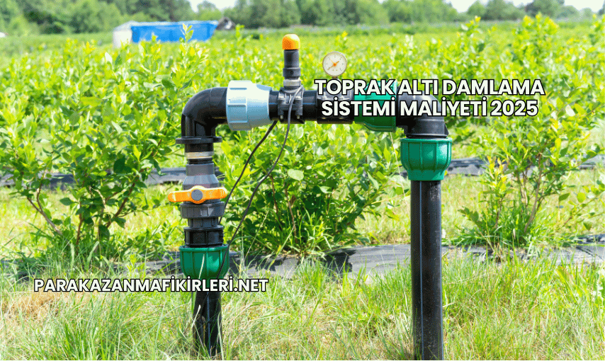Toprak Altı Damlama Sistemi Maliyeti 2025