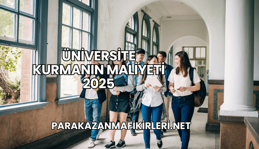 Üniversite Kurmanın Maliyeti 2025