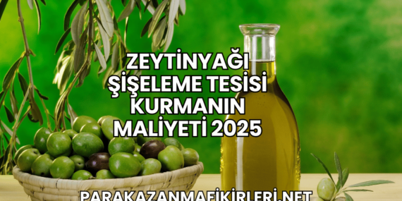 Zeytinyağı Şişeleme Tesisi Kurmanın Maliyeti 2025