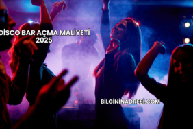 Disco Bar Açma Maliyeti 2025