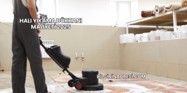 Halı Yıkama Dükkanı Maliyeti 2025
