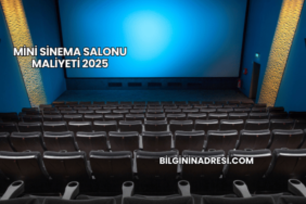 Mini Sinema Salonu Maliyeti 2025