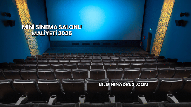 Mini Sinema Salonu Maliyeti 2025
