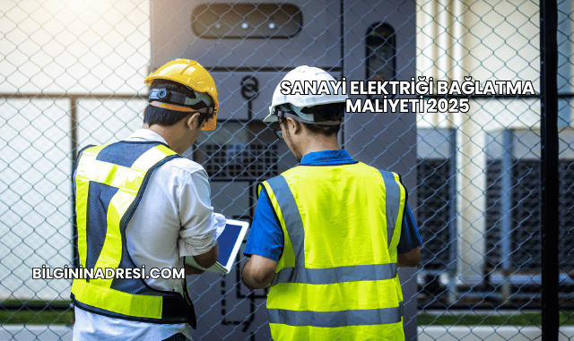 Sanayi Elektriği Bağlatma Maliyeti 2025