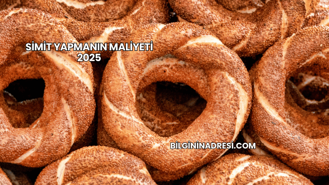 Simit Yapmanın Maliyeti 2025
