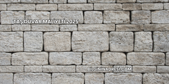 Taş Duvar Maliyeti 2025
