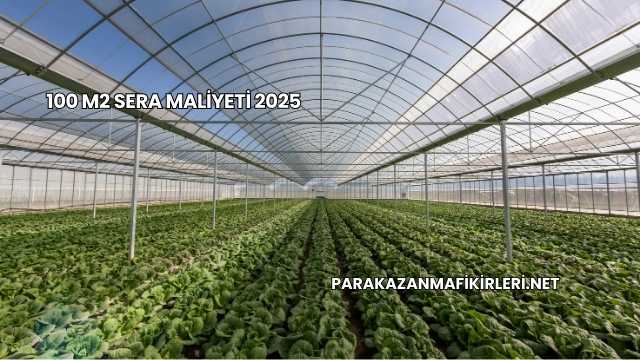 100 M2 Sera Maliyeti 2025