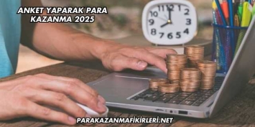 Anket Yaparak Para Kazanma 2025
