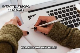 E-Ticaret ile Para Kazanma