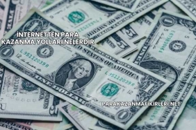 İnternetten Para Kazanma Yolları Nelerdir