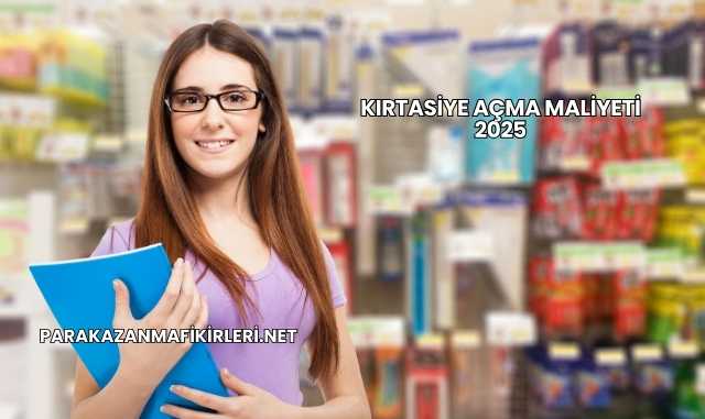 Kırtasiye Açma Maliyeti 2025