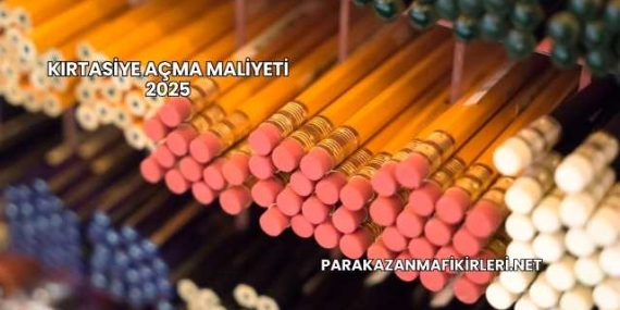 Kırtasiye Açma Maliyeti 2025