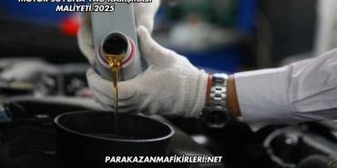 Motor Suyuna Yağ Karışması Maliyeti 2025
