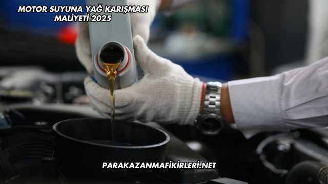 Motor Suyuna Yağ Karışması Maliyeti 2025
